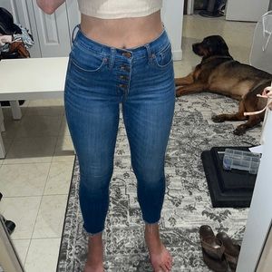 Madewell 10” High-Rise Skinny Crop Jeans